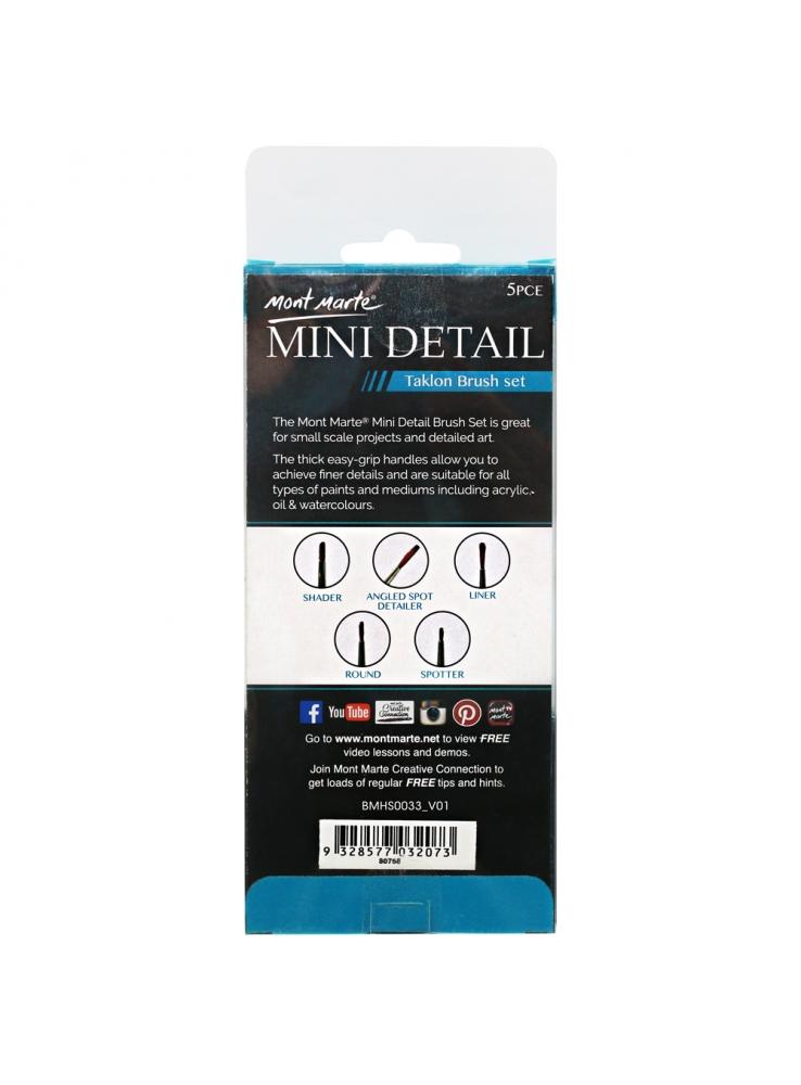 Mini Detail Brush Set 5pc  Oil and Cotton – Oil & Cotton