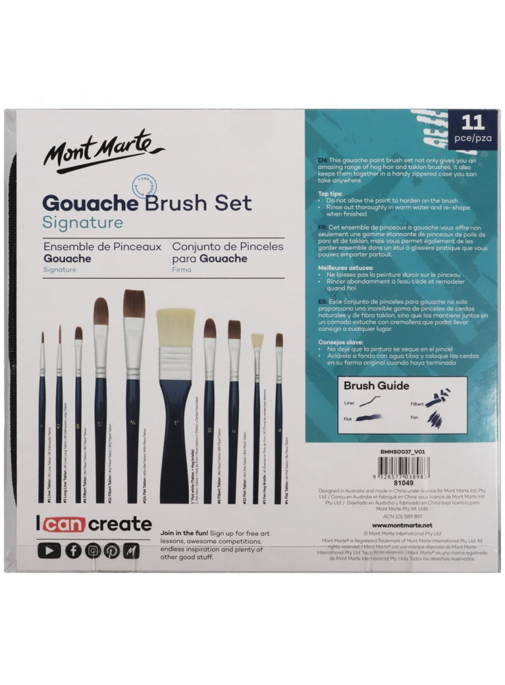 Gouache Brush Pack