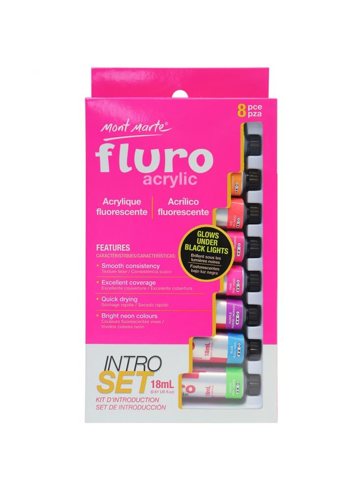 Acrylic Intro Set - Fluorescent (8pc) – Harepin Creative