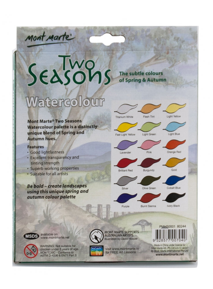 Two Seasons Watercolors (18pc) – Harepin Creative