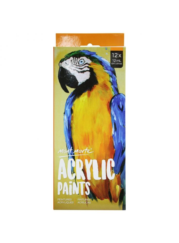 Acrylic Paint Set - Metallic (12pc/36mL)