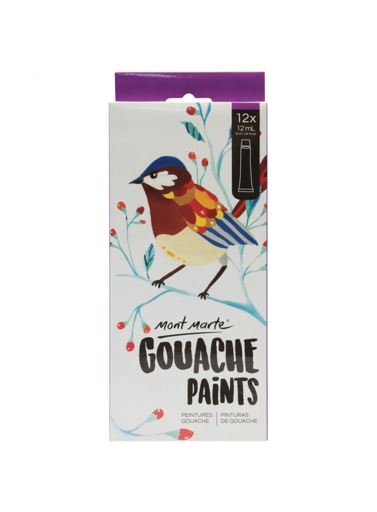Gouache Paints Set Signature 12pc x 12ml (0.4 US fl.oz) – Mont