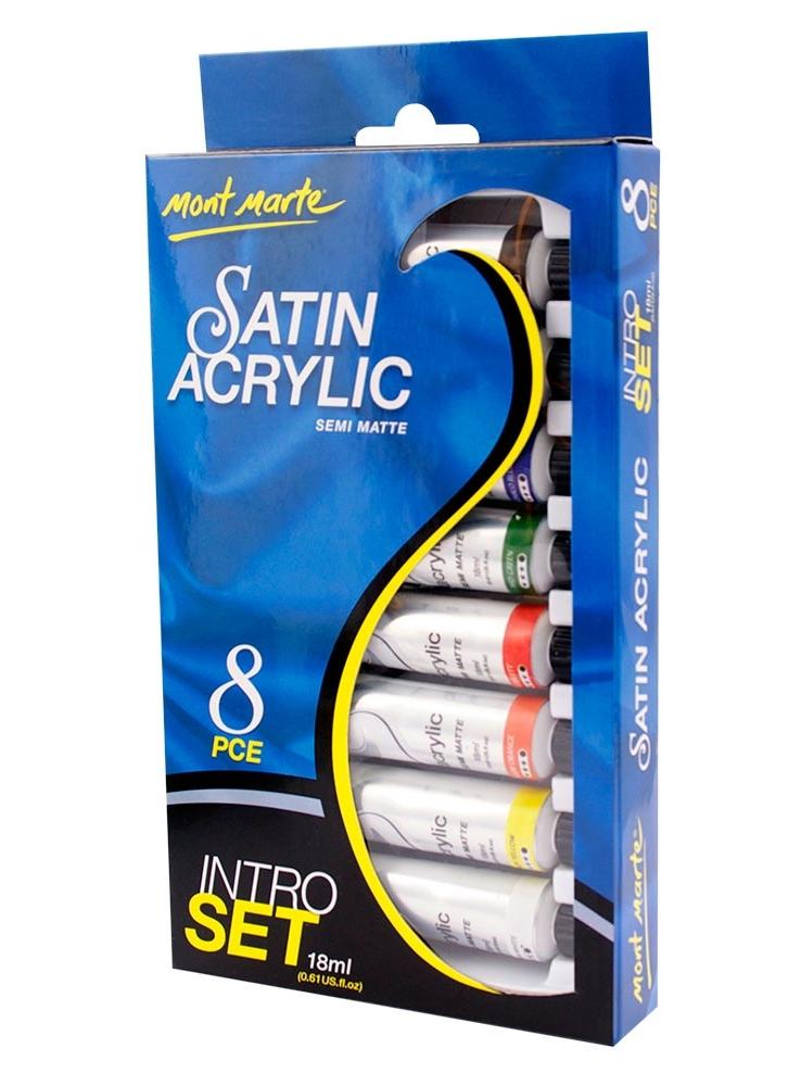 MONT MARTE Dimension Acrylic Paint Intro Set 8pc x 18ml