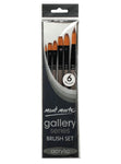 Gallery Series Brush Set Acrylic (6pc)