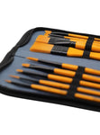 Signature Taklon Acrylic Brush Set in Wallet (11pc)
