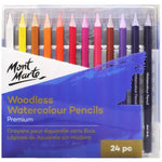 Premium Woodless Watercolor Pencils (24pc)