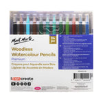 Premium Woodless Watercolor Pencils (24pc)