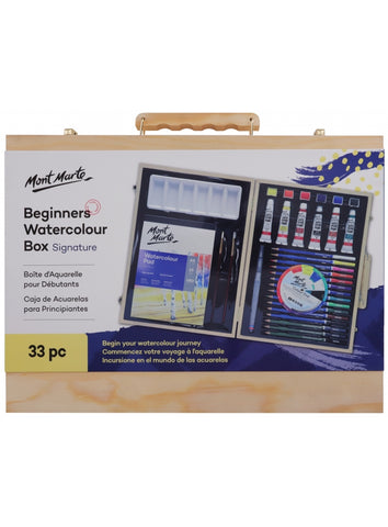 Signature Beginners Watercolor Box (33pc)