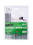 Silver Series Paint Brush Set (15pc)