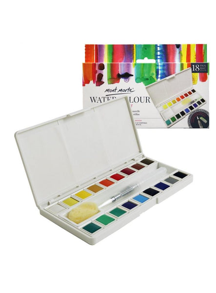 7-Pan Ceramic Artist Paint Palette - Watercolor Supplies – lauda