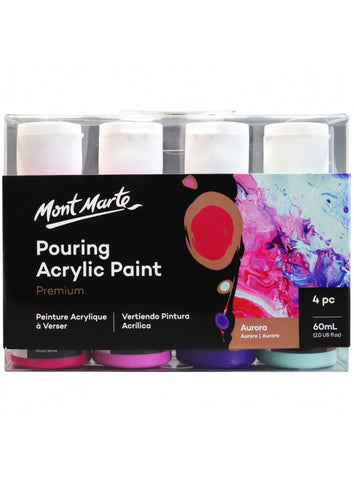 Pouring Acrylic Set - Aurora (4pc/60mL each)
